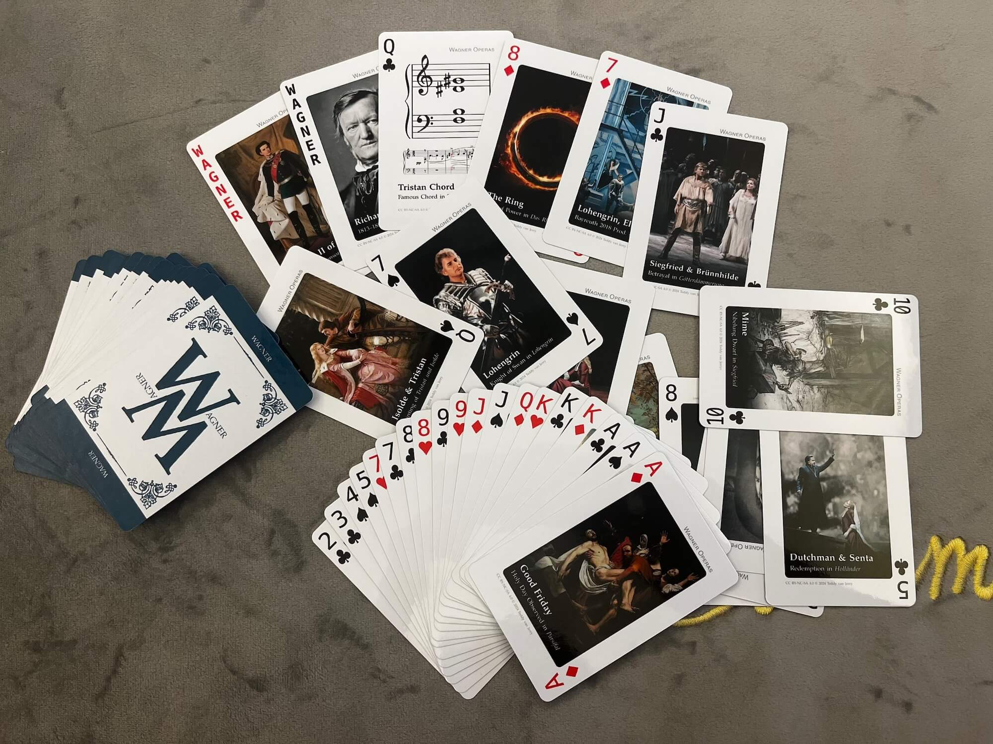 Wagner Operas playing cards